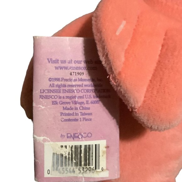 Vtg 1998 Precious Moments Tender Tails Cardinal Bird Plush Stuffed Animal 7" Ene - Picture 6 of 8